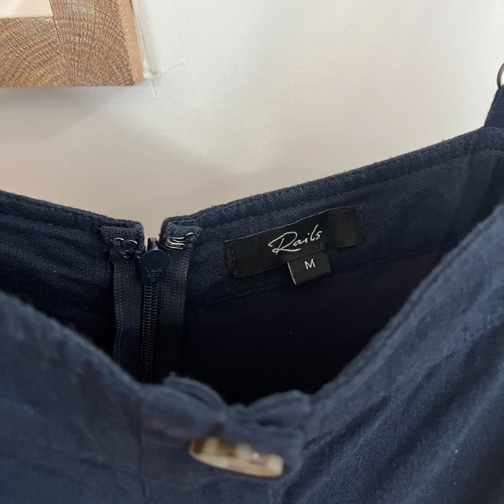 Rails Navy Harper Jumpsuit - Size Medium - image 6